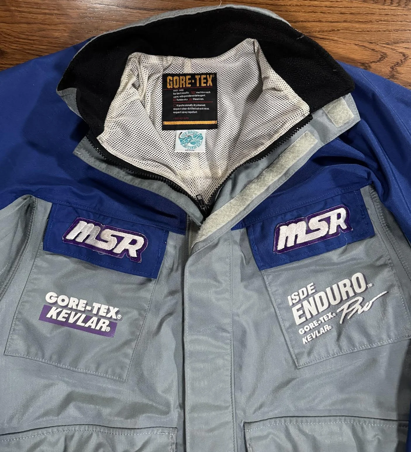 Vintage MSR ISDE Enduro Gore-Tex Kevlar Jacket (Size M) — RootsBK